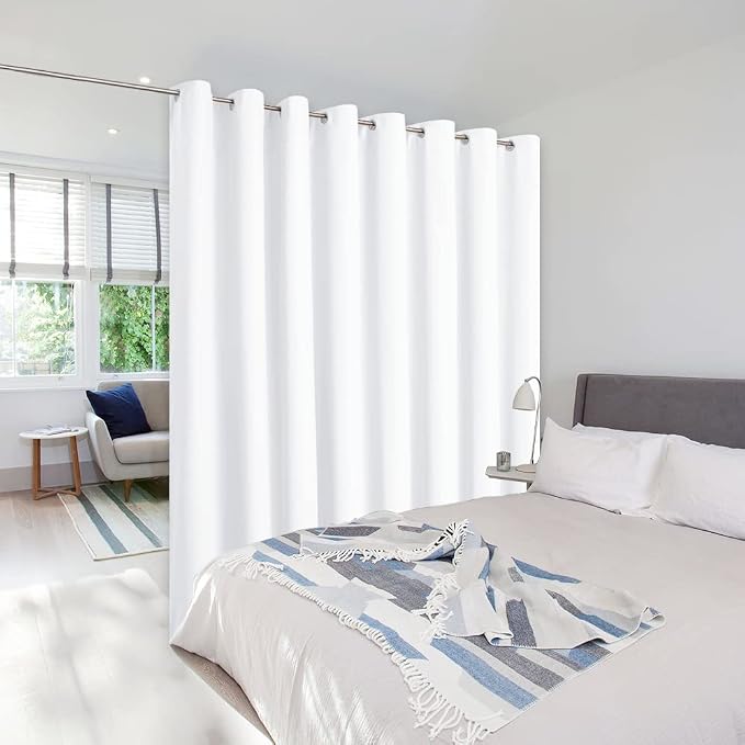 NICETOWN Closet Door Heavy Curtain, Room Dividers Shade Screens Partitions by NICETOWN