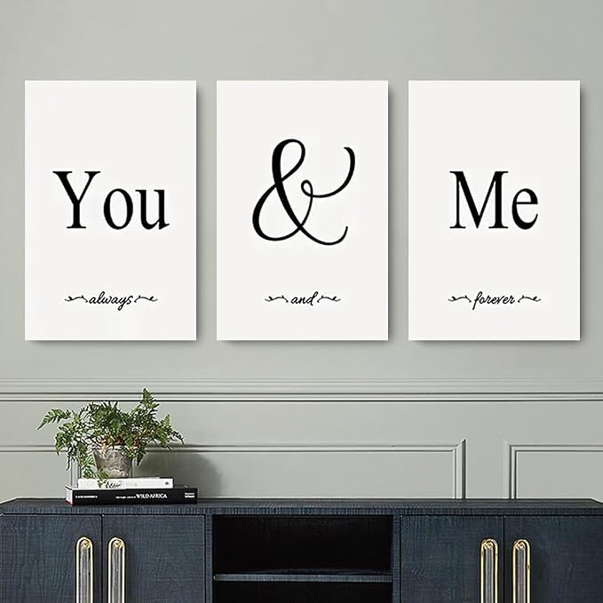 GUBIYU Black and White Love Canvas Poster - Image 5