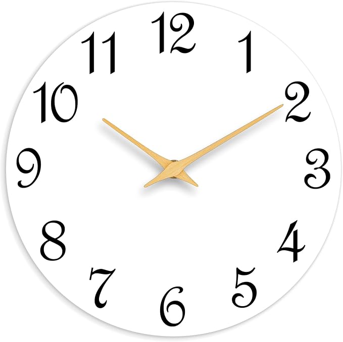 Roymnie Wall Clock 14 Inch, Modern Wall Clocks Battery Operated, Silent Non by Unknown