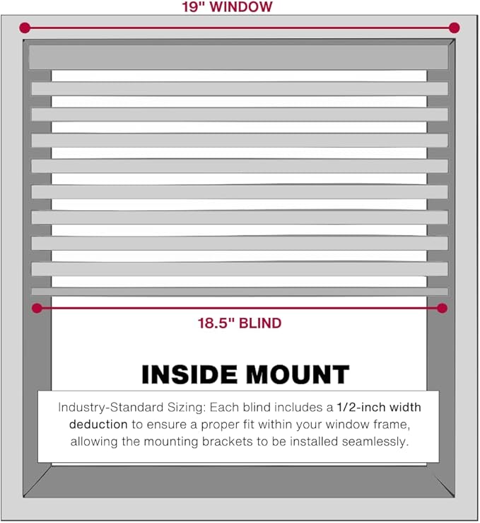 LOTUS & WINDOWARE Cordless Mini Blind, Window Blinds - Image 7