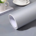 practicalWs Gray Self-Adhesive Wallpaper SelfA-dhesive Film Stick Paper Easy to by practicalWs
