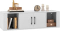 Giantex Wall Mounted Storage Cabinet 2 Cube Floating Media Hanging Desk W/2 by Giantex