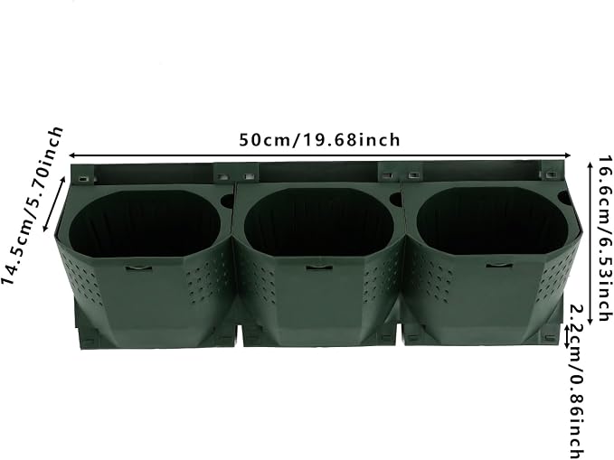 Vertical Wall Planter with 36 Pots, Hanging Garden Plant Flowerpot Holder - Image 2