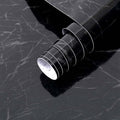 Arthome Black Marble, 35.4x120 Inches Peel and Stick Wallpaper, Marble Contact by ArthomeWALLDECOR