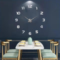 Extra Large Digital Wall Clock Decorative Battery Operated, Minimalist by Unknown
