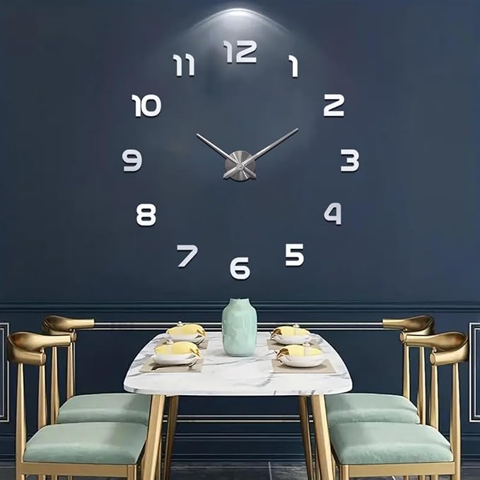 Extra Large Digital Wall Clock Decorative Battery Operated, Minimalist by Unknown