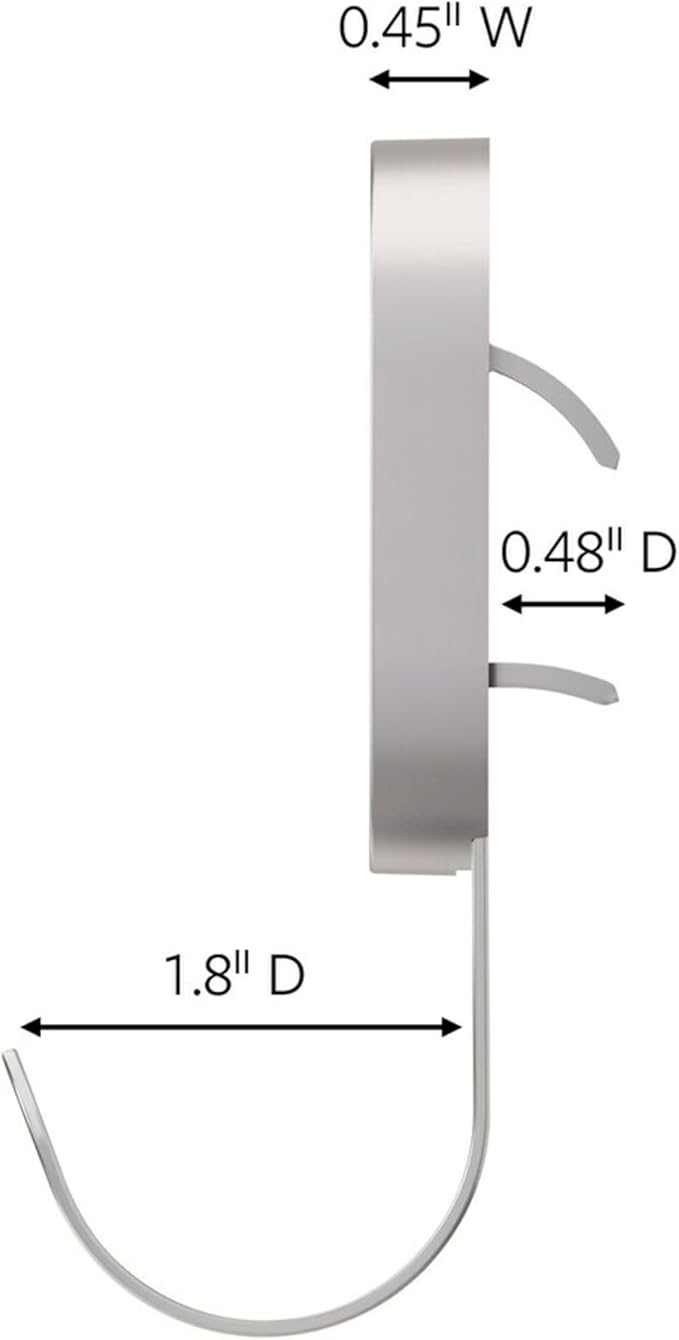 3M CLAW 25 lb. 2 Drywall Silver Hooks & 2 Extra Picture Hangers, Heavyweight - Image 3