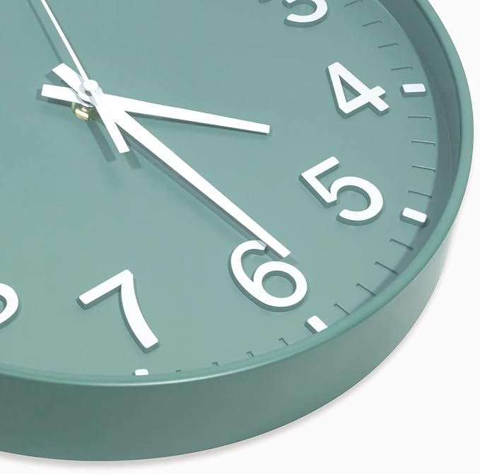 HZDHCLH Modern Quartz Wall Clocks Battery Operated, 12 inch Silent Non Ticking - Image 6