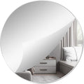 12'' Round Wall Mirror Tiles High Clear Reflecticon Self Adhesive Acrylic by DARENYI