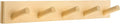 Coat Rack Wall Mount, Wooden Coat Hanger by HOMEBROS