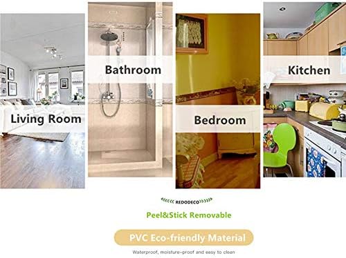 REDODECO 3D Grey Floral Pattern Molding Peel Stick Wall Border - Image 5