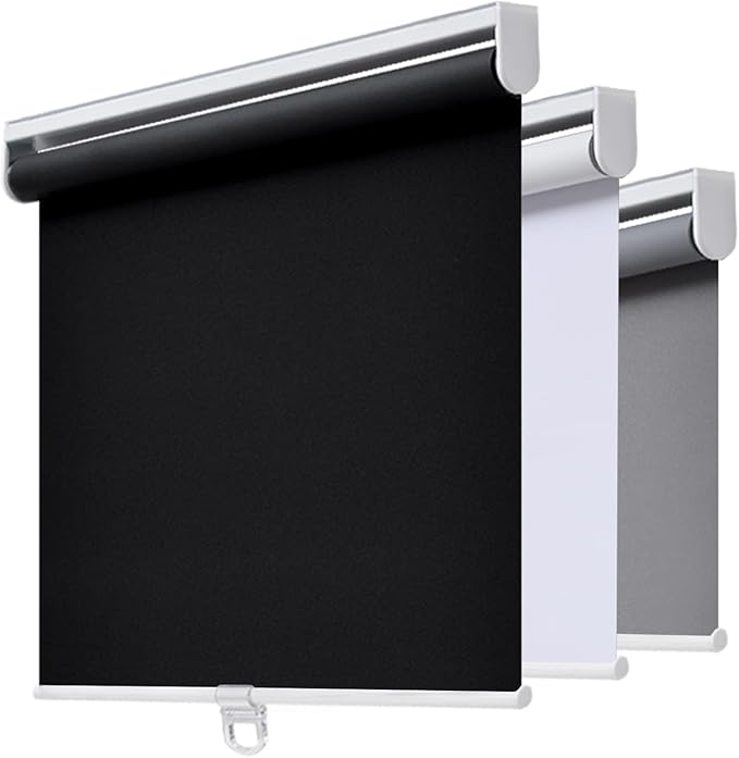 Cordless Roller Shades Blackout Blinds by AOSKY