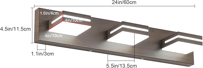SineRise LED Modern Bathroom Vanity Light Fixtures - Image 3