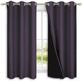 NICETOWN 100% Blackout Short Curtains by NICETOWN