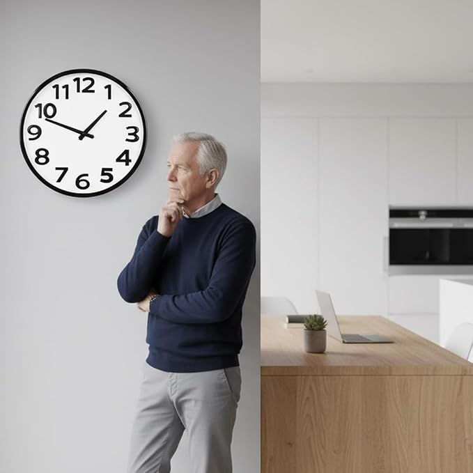 Crosstime 20 Inch Large Wall Clock - Image 6