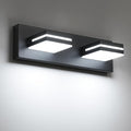 SineRise LED Modern Bathroom Vanity Light Fixtures, Matte Black Modern Acrylic by SINERISELIGHTING