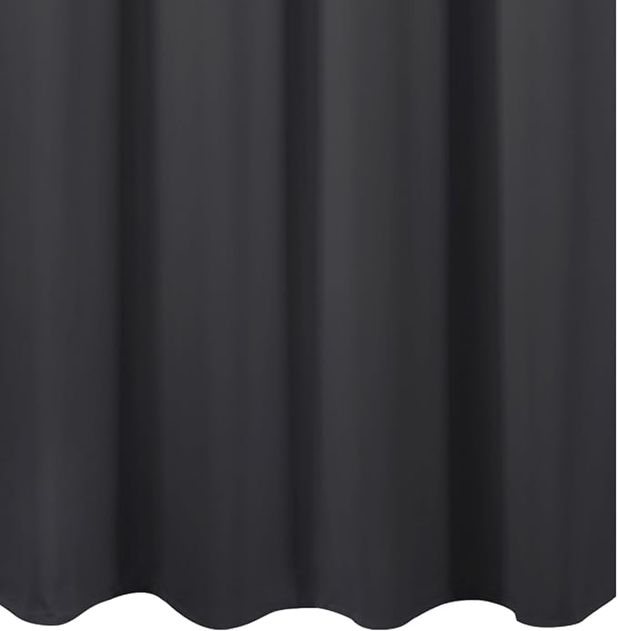 LEMOMO Blackout Curtains 66 x 84 inch/Dark Grey Curtains Set of 2 - Image 8