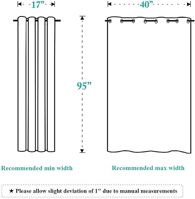 NICETOWN Blackout Room Darkening Curtain - Image 7