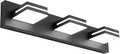 SineRise LED Modern Bathroom Vanity Light Fixtures, Dimmable Matte Black Modern by SINERISELIGHTING