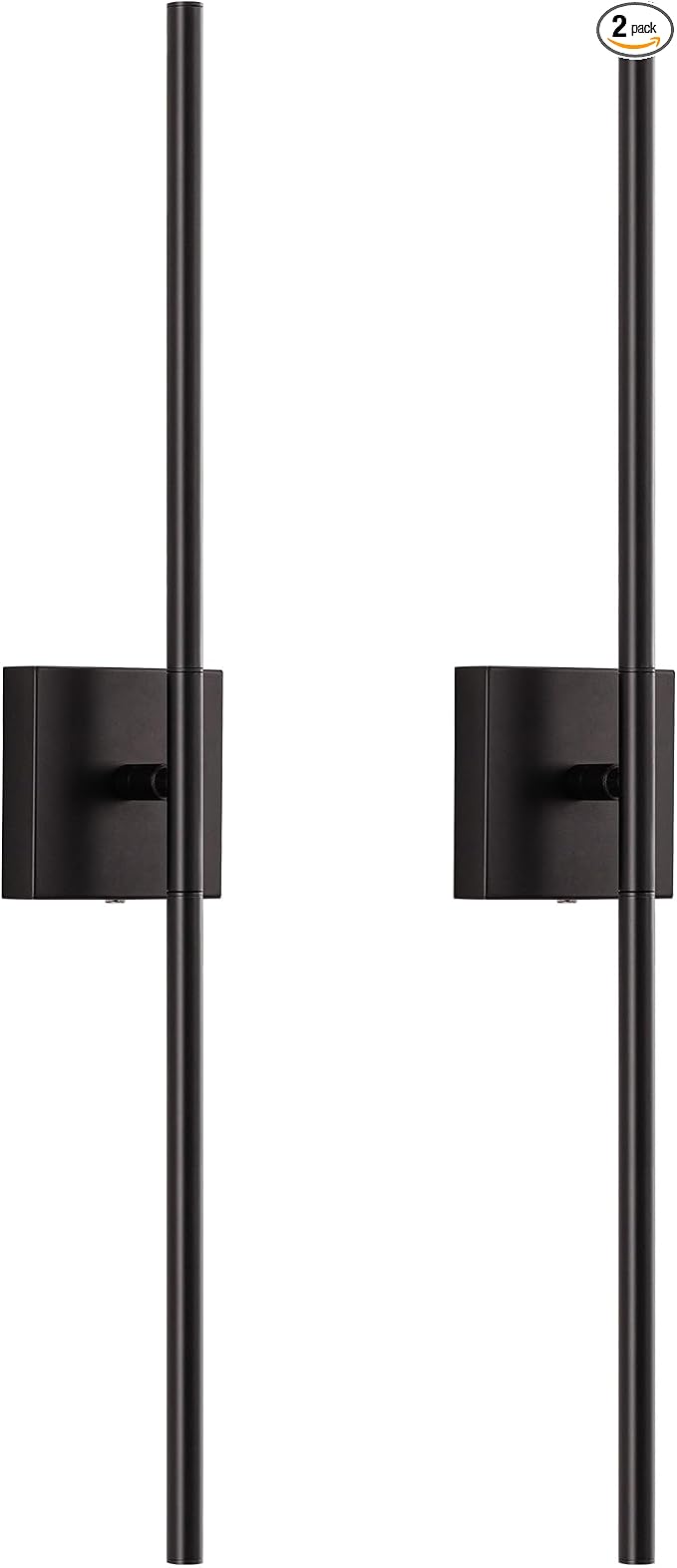 KDG Cordless Wall Sconces Set of 2, Wireless 5200mAh Rechargeable Battery by KDG