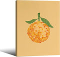Retro Funky Orange Canvas Wall Art Fashion Disco Ball Aesthetic Posters 08x10 by Unknown