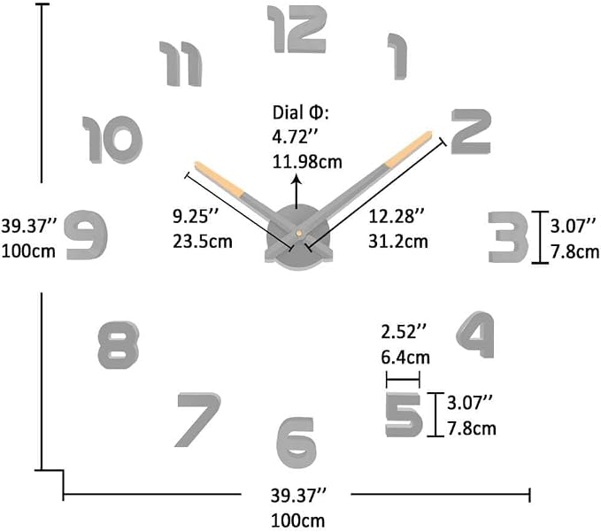 VANGOLD Wall Clock for Living Room Decor - Image 3