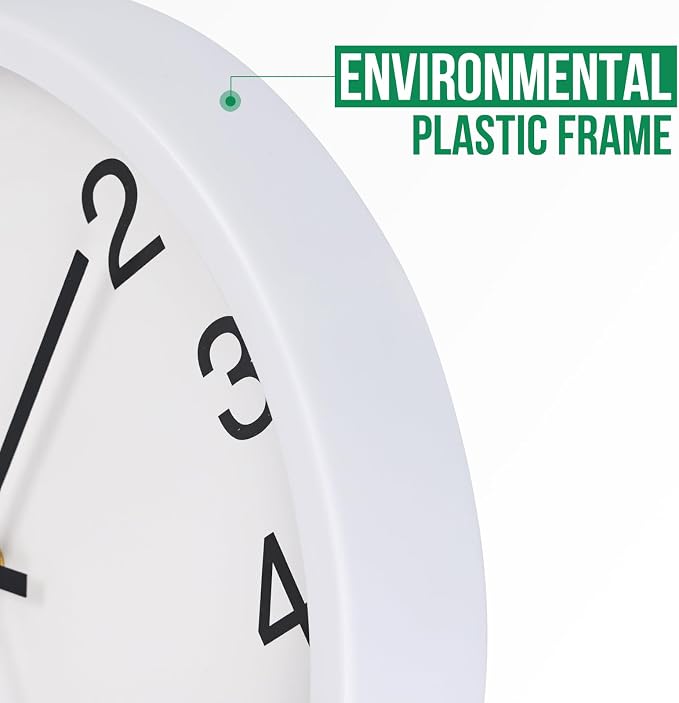 Wall Clock Non-Ticking Silent Quartz Movement Decor Clock Modern Simple Style - Image 4