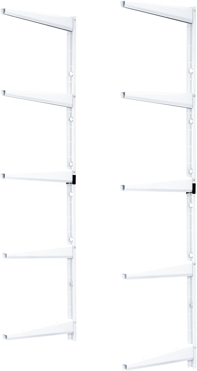 Delta Minimalistic White Shelf Brackets Cycle, Holds Up to 800 lbs, Modern by deltaCycleandHome