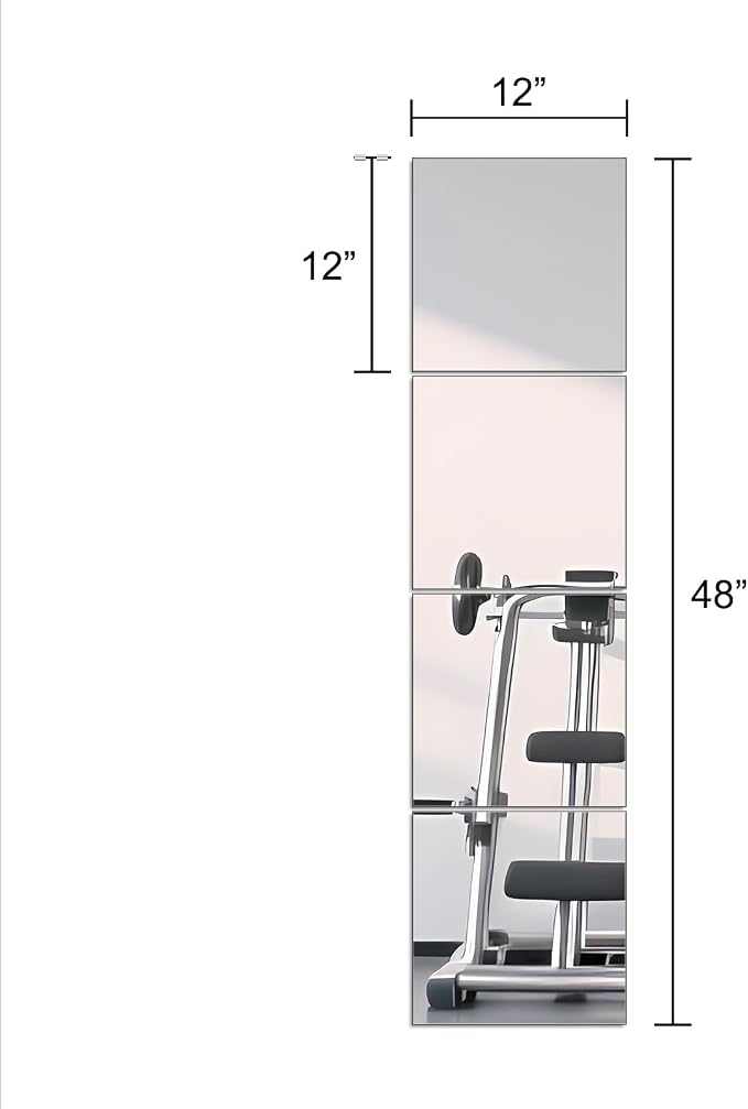 Ruomeng Full Length Wall Mirror Tiles, Living Room - Image 3