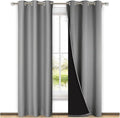 NICETOWN Blackout Curtains 80 inches Long, Full Light Blocking Drapes by NICETOWN