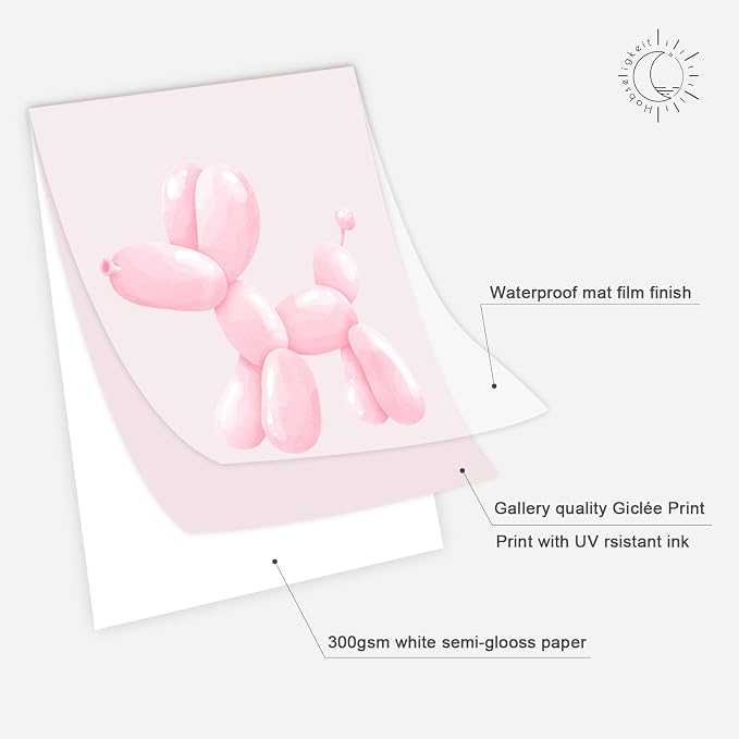 Habseligkeit Pink Posters for Room Aesthetic, Cute Wall Art Prints, Wall Decor - Image 6