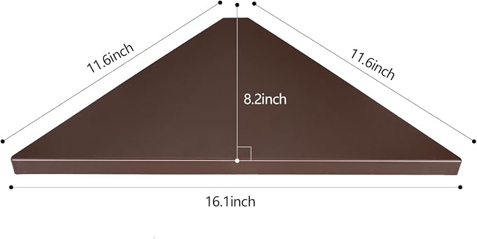 evron Corner Mounting Shelf Set of 2 – Easy to Install Floating Wall Shelves - Image 3
