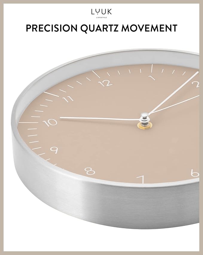 LUUK LIFESTYLE Modern Quartz wall Clock - Image 3