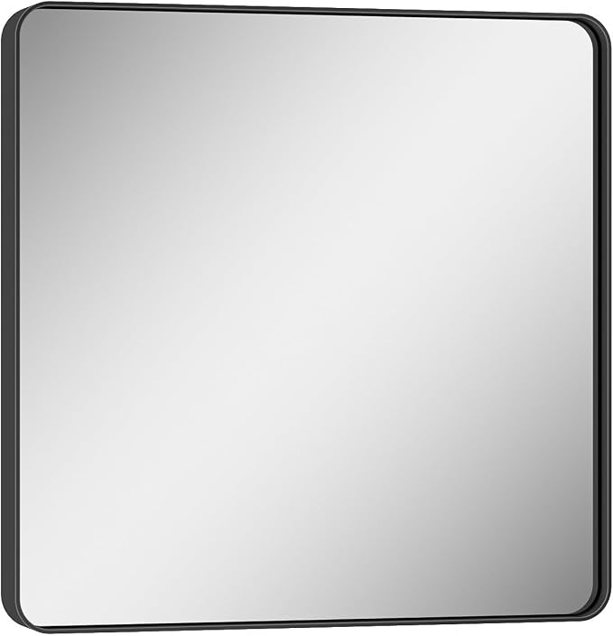 Keonjinn Black Bathroom Mirrors - Image 9
