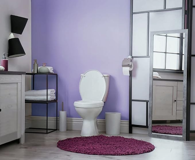 197"x17.7" Purple Peel and Stick Wallpaper Solid Color Wall Paper Contact Paper - Image 6
