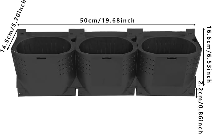 Vertical Wall Planter with 36 Pots, Hanging Garden Plant Flowerpot Holder - Image 2