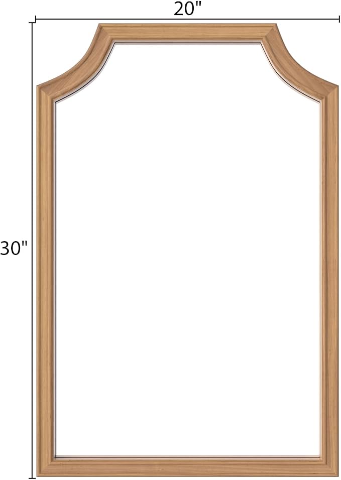 WallBeyond Scalloped Wood Mirror - Image 3