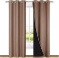 NICETOWN Blackout Curtains 80 inches Long, Full Light Blocking Drapes by NICETOWN