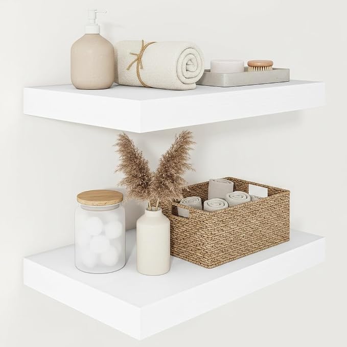 Vivelove 24/36/48/16 Inch Floating Shelves by VIVELOVE