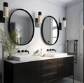 USHOWER 2- Pack Bathroom Mirrors by USHOWER