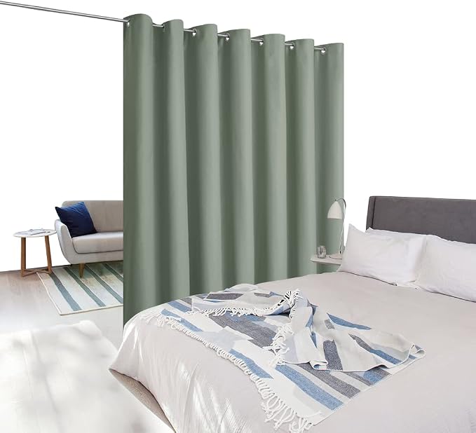 NICETOWN Room Separating Divider, Function Thermal Blackout Patio Door Curtain - Image 2