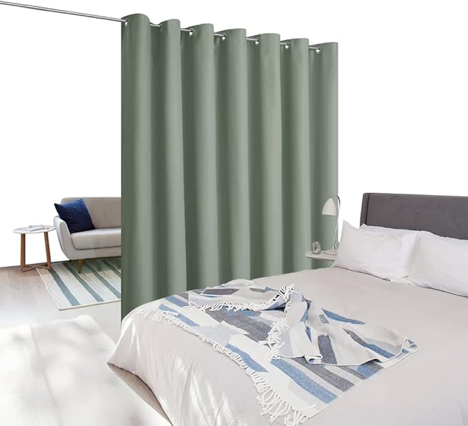 NICETOWN Room Divider Curtain Screen Partition, Vertical Blind - Image 2