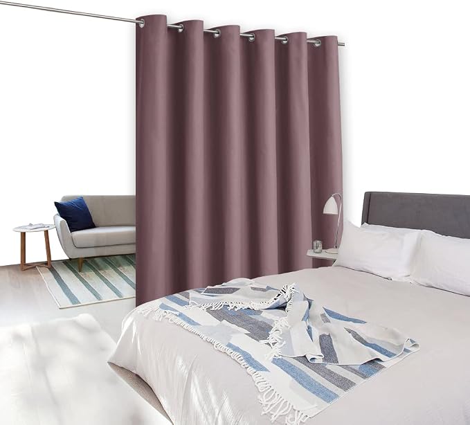 NICETOWN Room Dividers Curtains Screens Partitions, Extra Wide Grommet Top - Image 2