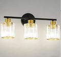 Crystal Bathroom Light Fixtures, Bathroom Lighting Fixtures Over Mirror by Kvhiiw