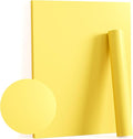 Dimoon 118''x17.7'' Yellow Peel and Stick Wallpaper Contact Paper Modern Self by DIYYOURMOON