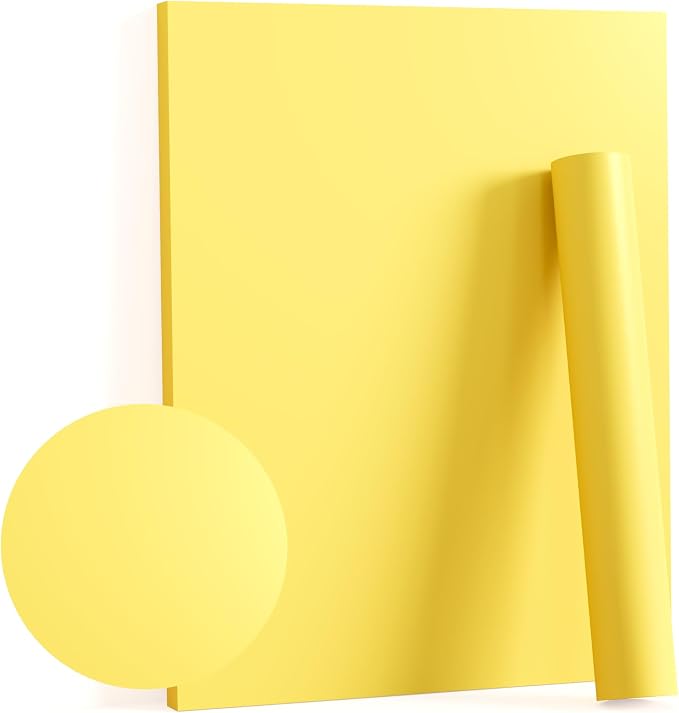 Dimoon 118''x17.7'' Yellow Peel and Stick Wallpaper Contact Paper Modern Self by DIYYOURMOON