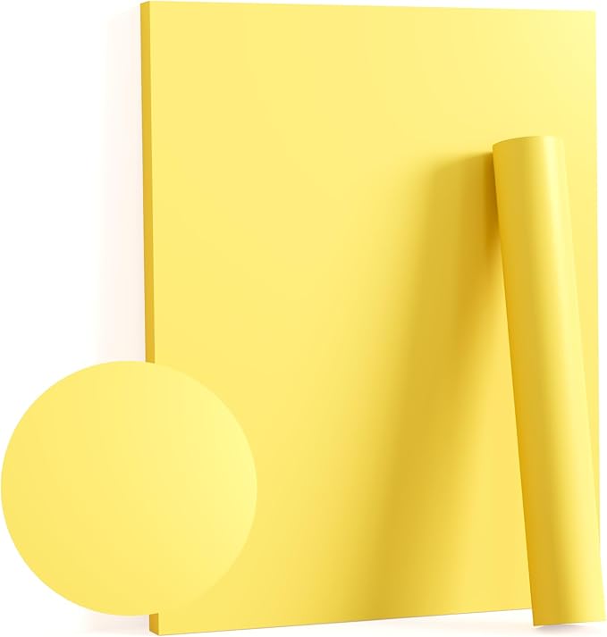 Dimoon 236''x17.7'' Yellow Peel and Stick Wallpaper Contact Paper Modern Self by DIYYOURMOON