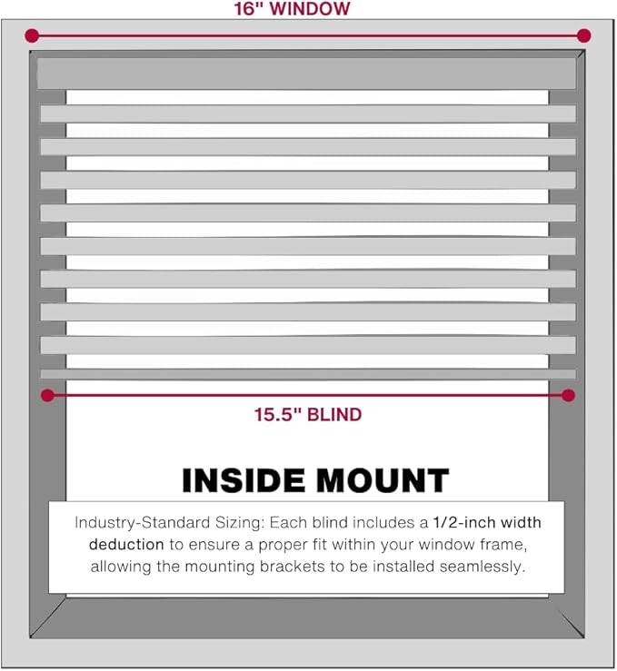 LOTUS & WINDOWARE Cordless Mini Blind, Window Blinds - Image 4