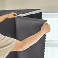 AJAZZ 100% Window Blinds Blackout Portable Blackout Curtains Adhesive Curtains by AJAZZ