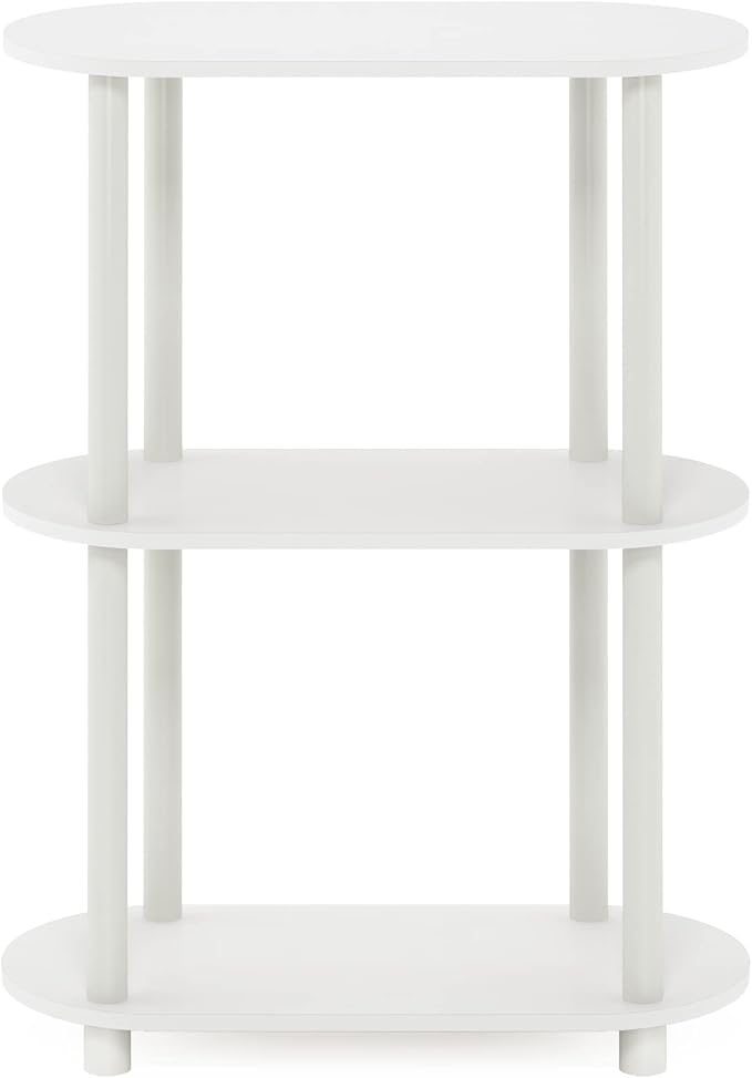 Furinno Turn-N-Tube No Tools 3-Tier Modern Oval Side Display Rack - Image 6